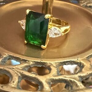 Charter Club
Emerald Cut Crystal Ring in Silver Plate, Gold or Rose Gold Plate